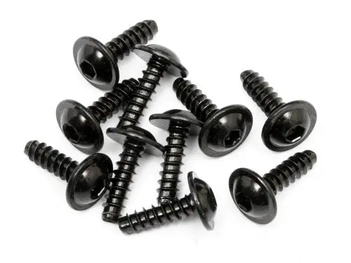 Hpi Racing - Tp Flanged Screw, M3x10mm, Hex Socket, (10Pcs) 1