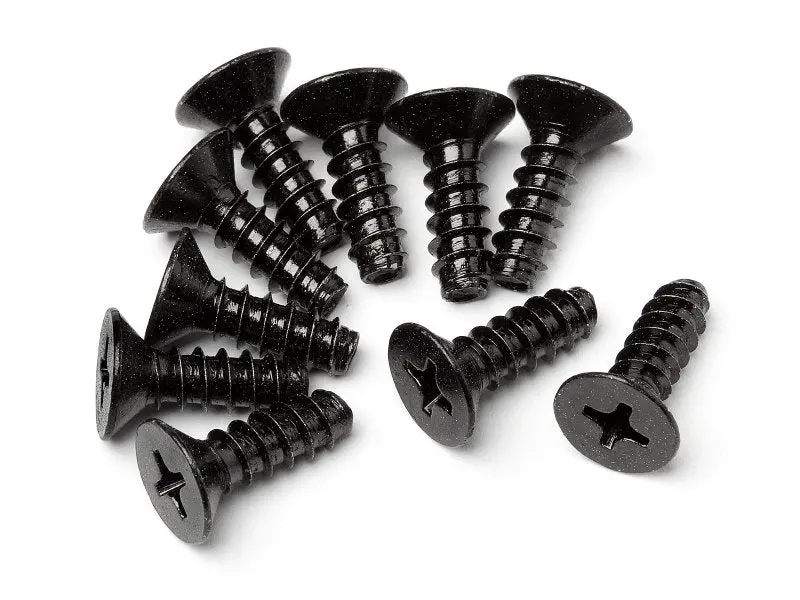 Hpi Racing - Tp Flat Hd Screw, 4X12mm, (10Pcs) 1