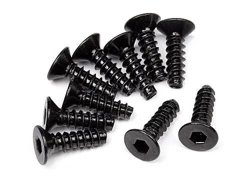 Hpi Racing - Tp Flat Head Screw, M3x10mm, Hex Socket, (10Pcs) 1