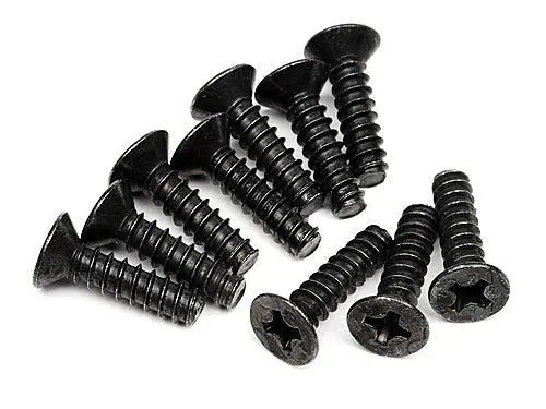 Hpi Racing - Tp Flat Head Screw, M3x12mm, (10Pcs) 1