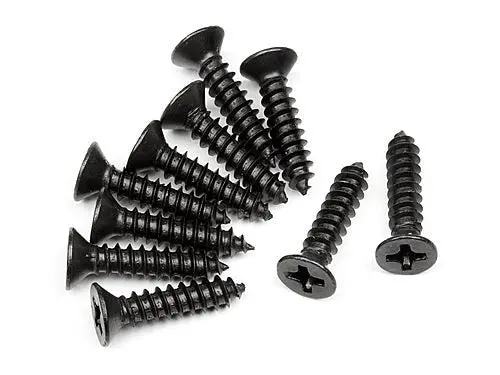 Hpi Racing - Tp Flat Head Screw, M3x14mm, Bullet Mt/St (10Pcs) 1
