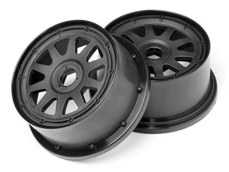 Hpi Racing - Tr-10 Wheel, Black, 120X60mm, -4Mm Offset, For Baja 5Sc/T 1