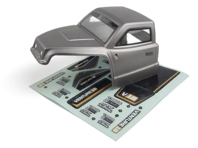 Hpi Racing - Venture18 Cc Ridgeline Painted Body - Gunmetal 1