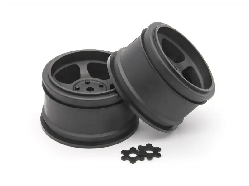 Hpi Racing - Vintage Ta2 31Mm Black Wheels, 6Mm Offset (2Pcs) 2