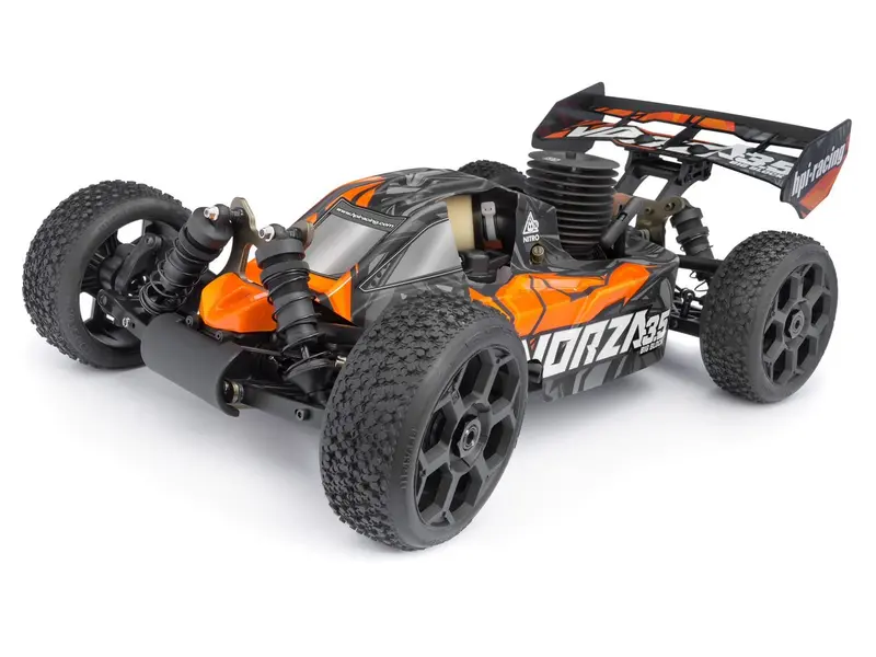 Hpi Racing - Vorza 3.5 Buggy, 1/8 Scale 4Wd Rtr Big Block Nitro W/ 2.4Ghz Radio System, Orange 1
