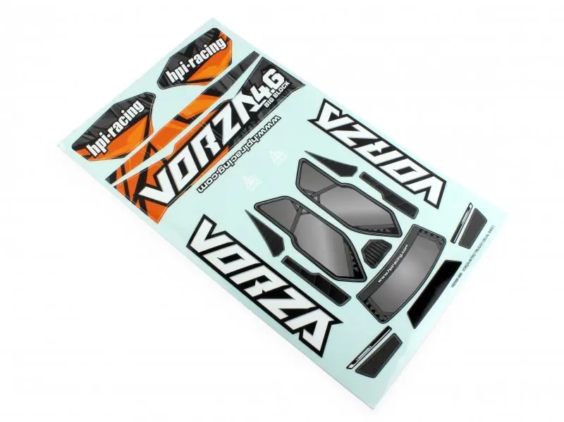 Hpi Racing - Vorza Truggy Nitro Vb-2 Decal Sheet 1