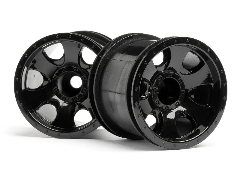 Hpi Racing - Warlock 2.2" Wheels, Black (2Pcs) 1