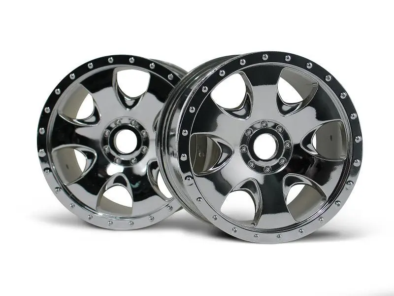 Hpi Racing - Warlock Wheel, 83X56mm, Chrome, (2Pcs), Savage X 1