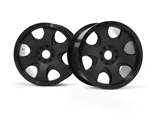 Hpi Racing - Warlock Wheel, Black, 83X56mm, (2Pcs), Savage X 1