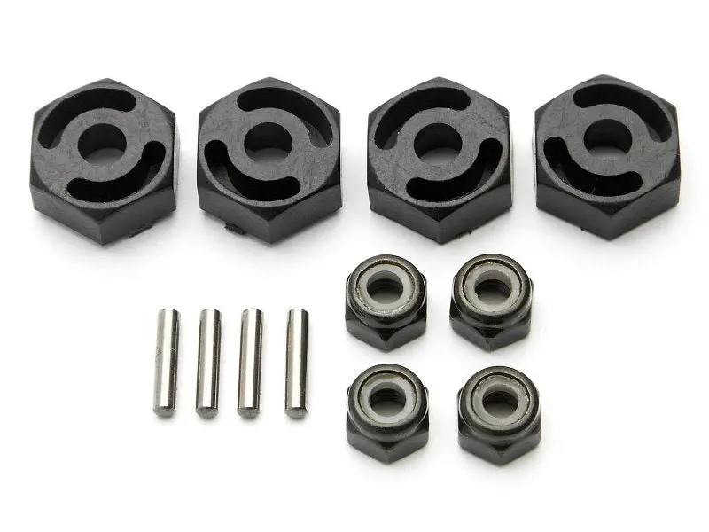 Hpi Racing - Wheel Adapter (4Pcs) (Hex,Pin & Nut/Sprint) 1