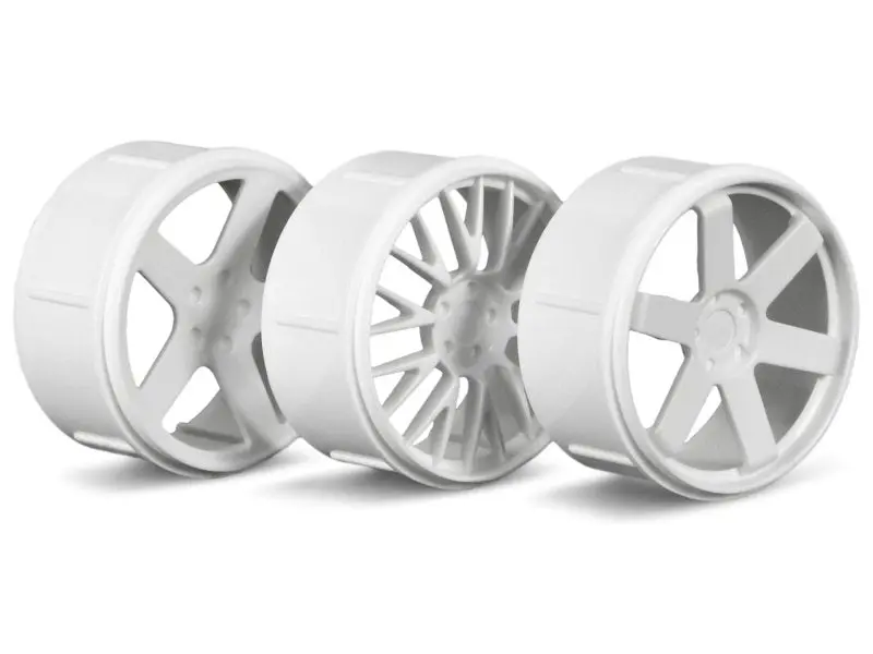 Hpi Racing - Wheel Set (White)(Micro Rs4) 1