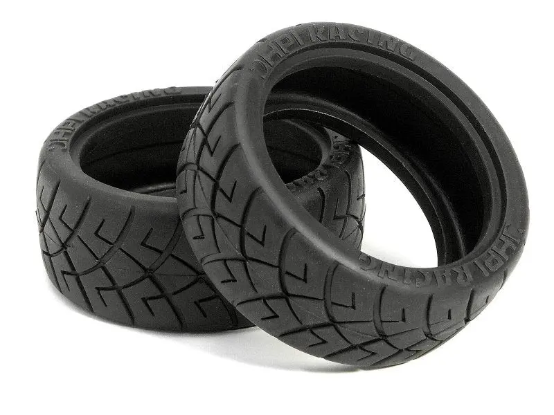 Hpi Racing - X Pattern Radial Tire, D Compound, 26Mm, (2Pcs), 1/10Th On-Road Cars 1
