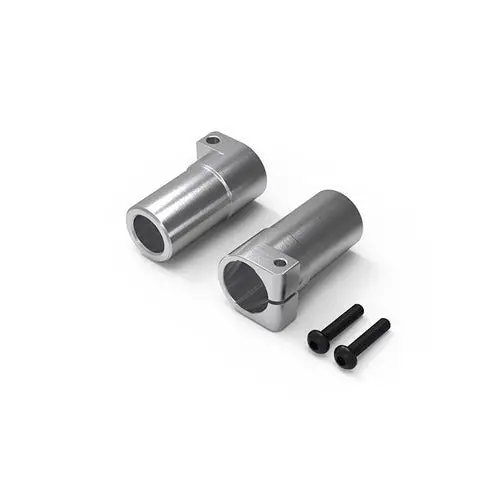 Junfac - Aluminum Straight Axle Adapter (Silver), For Gmade Gom 1