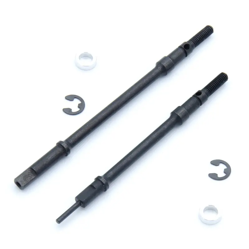 Junfac - Hardened Steel Rear Drive Shaft, For Tamiya Cc02 1