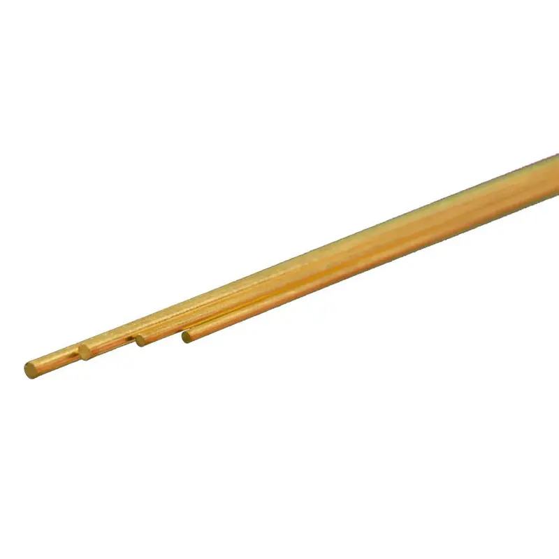 K & S Metals - Bendable Brass Rod Assortment: (1/16", 3/64") X 12" Long 1