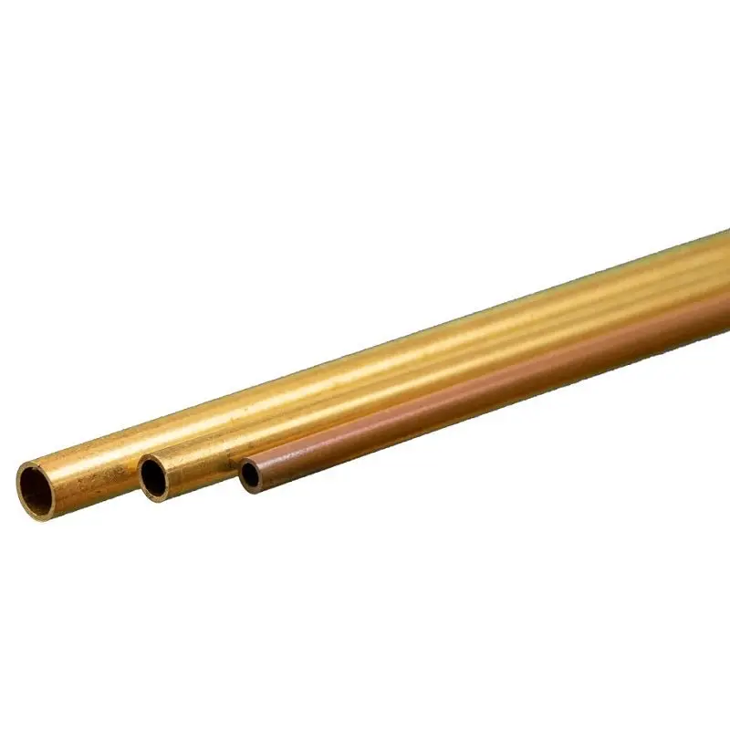 K & S Metals - Bendable Brass Tube: (3/32", 1/8", 5/32") X 12" Long 1