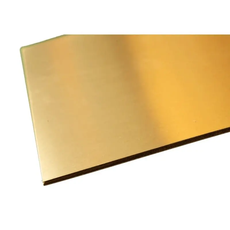K & S Metals - Brass Sheet: 0.010" Thick X 4" Wide X 10" Long 1