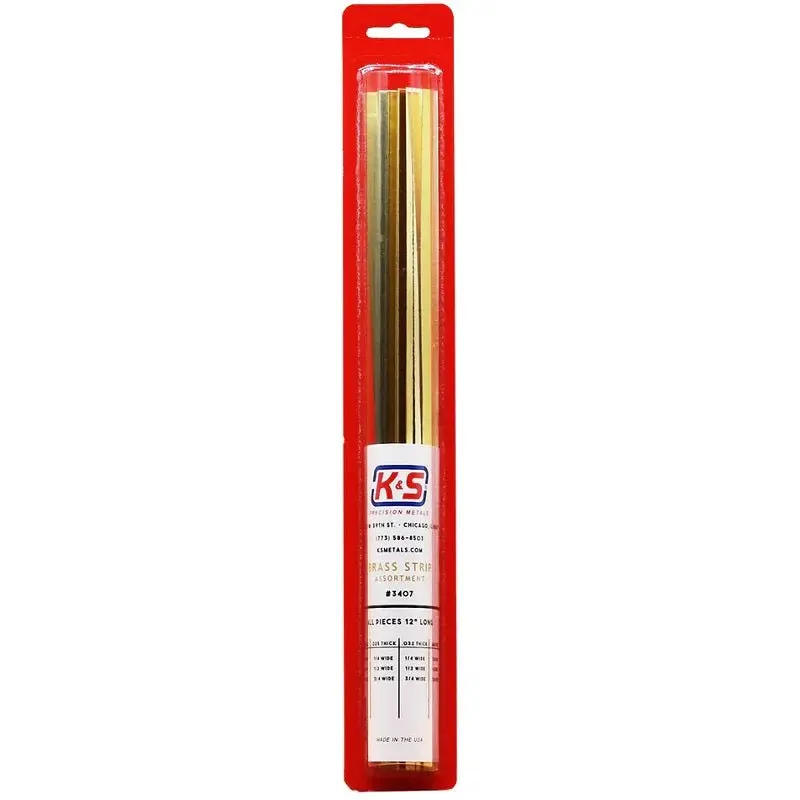 K & S Metals - Brass Strip Assortment 1