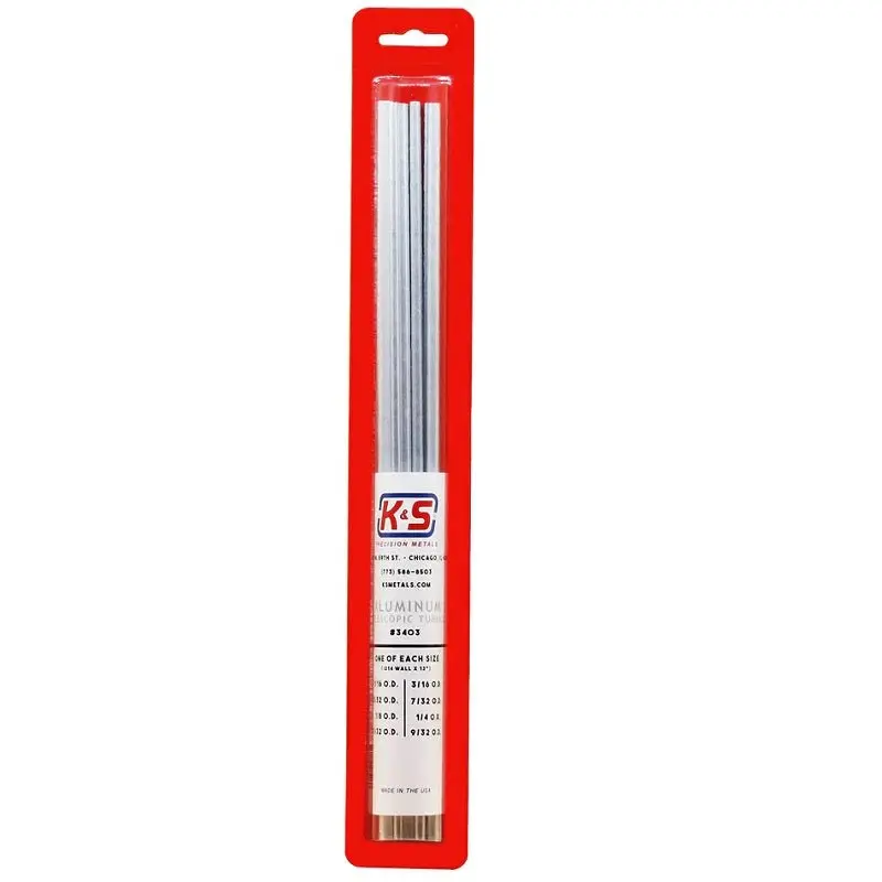 K & S Metals - Round Aluminum Telescopic Tubing Assortment 1