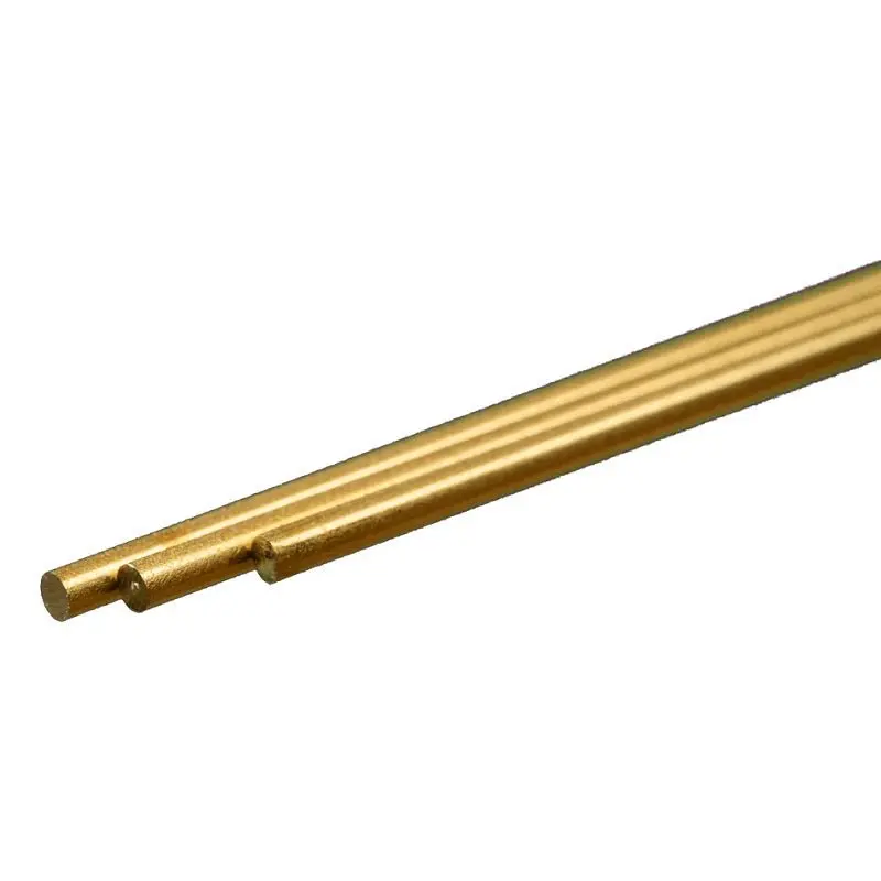 K & S Metals - Round Brass Rod: 0.081" Od X 12" Long 1