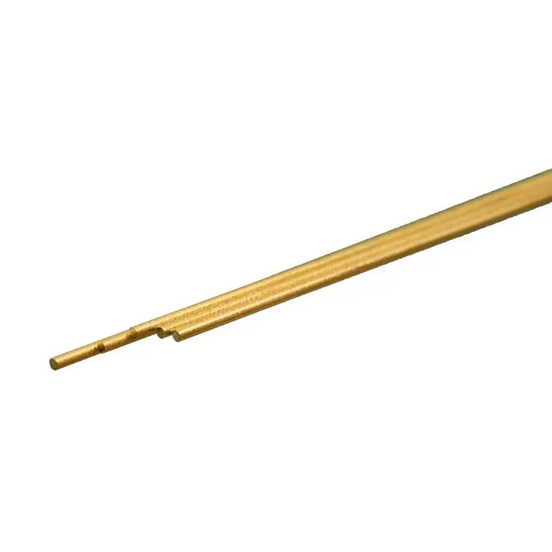 K & S Metals - Round Brass Rod: 1Mm Od X 300Mm Long 1