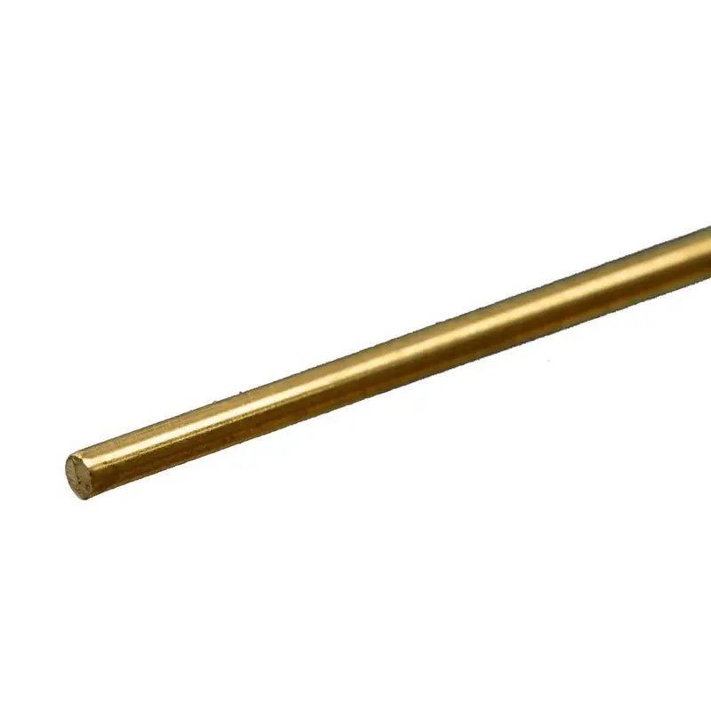 K & S Metals - Round Brass Rod: 3/32" Od X 12" Long 1