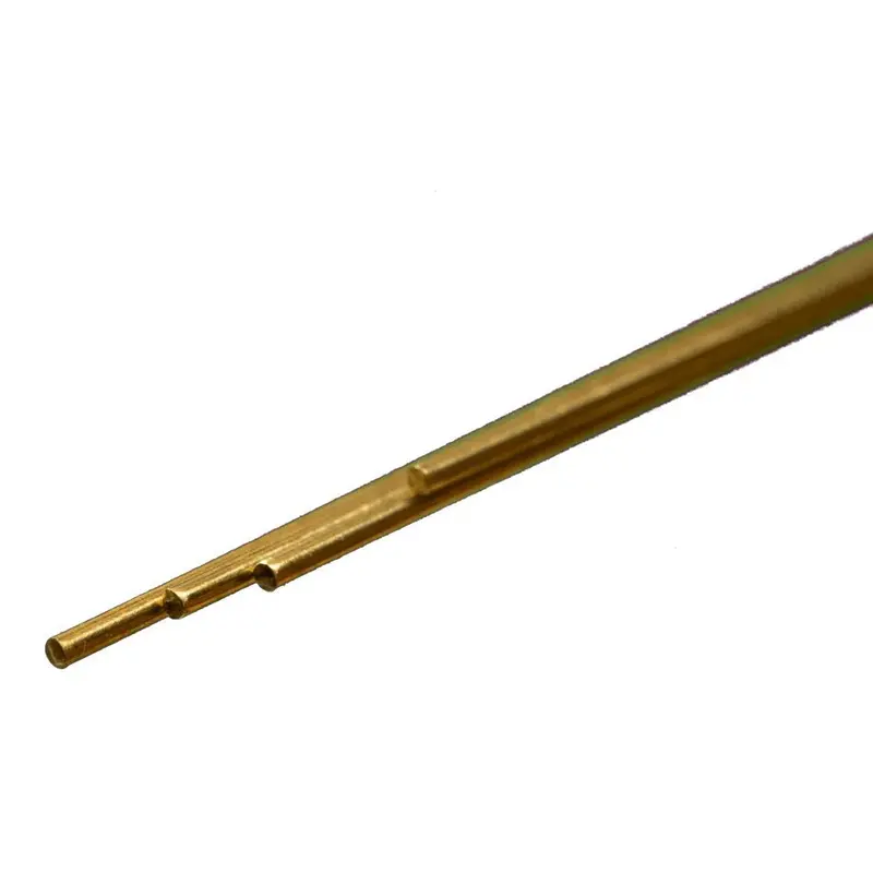 K & S Metals - Round Brass Rod: 3/64" Od X 12" Long 1