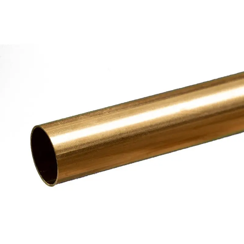 K & S Metals - Round Brass Tube: 1/2" Od X 0.014" Wall X 12" Long 1