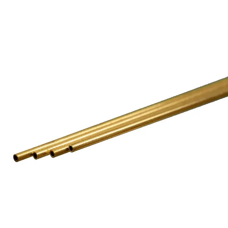 K & S Metals - Round Brass Tube: 1.5Mm Od X 0.225Mm Wall X 300Mm Long 1