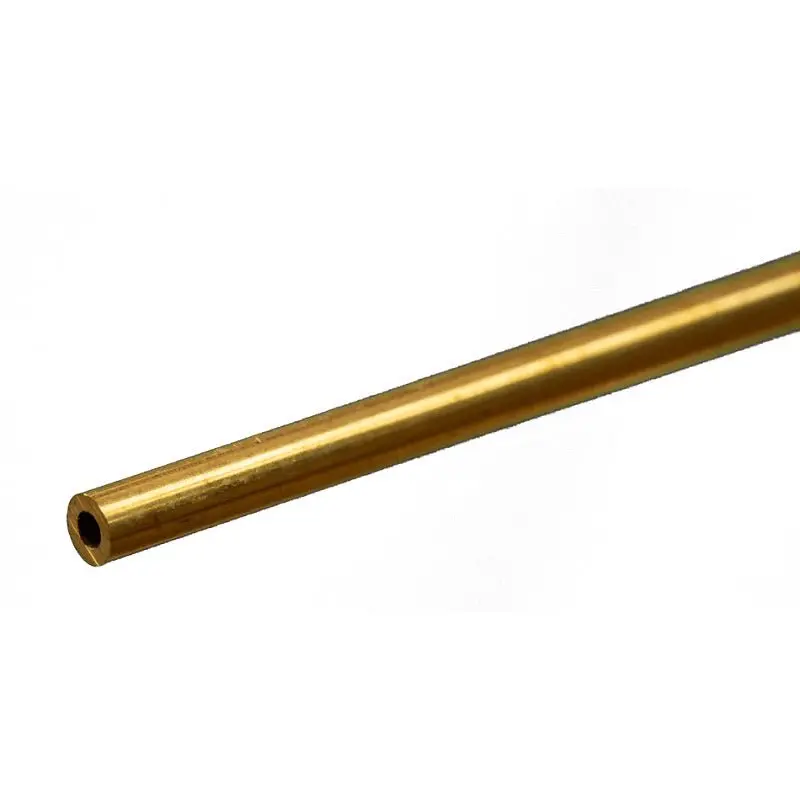 K & S Metals - Round Brass Tube: 1/8" Od X 0.029" Wall X 12" Long 1