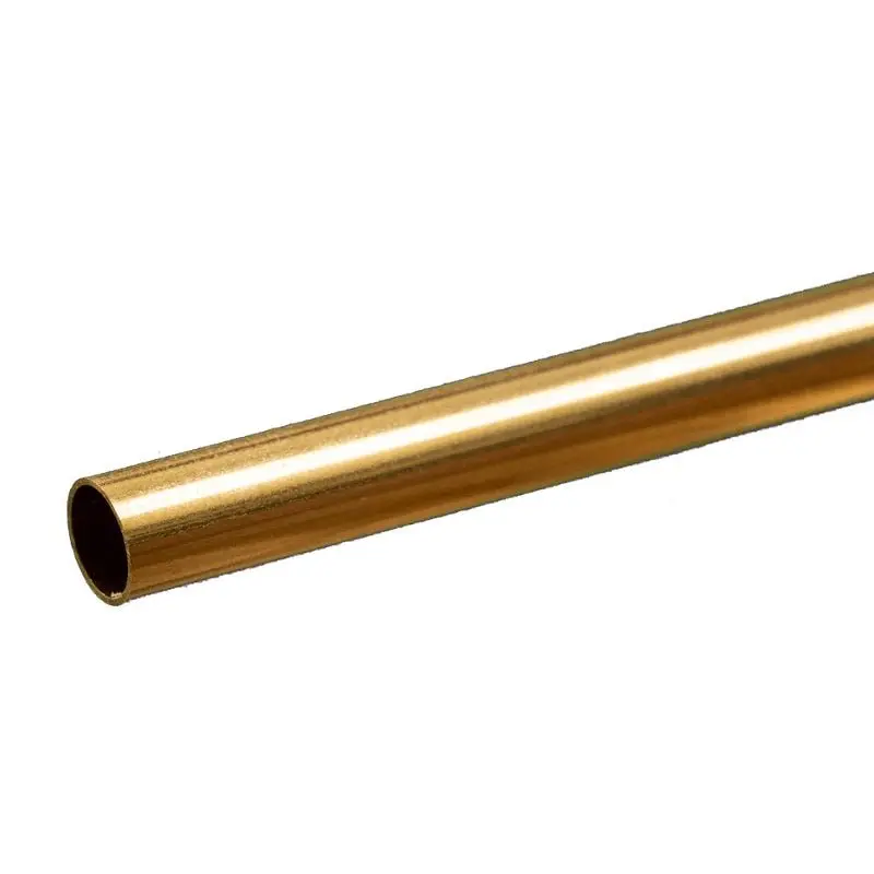 K & S Metals - Round Brass Tube: 13/32" Od X 0.014" Wall X 12" Long 1