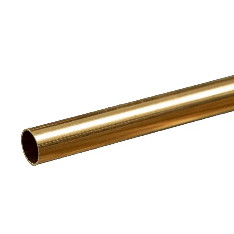 K & S Metals - Round Brass Tube: 15/32" Od X 0.014" Wall X 12" Long 1