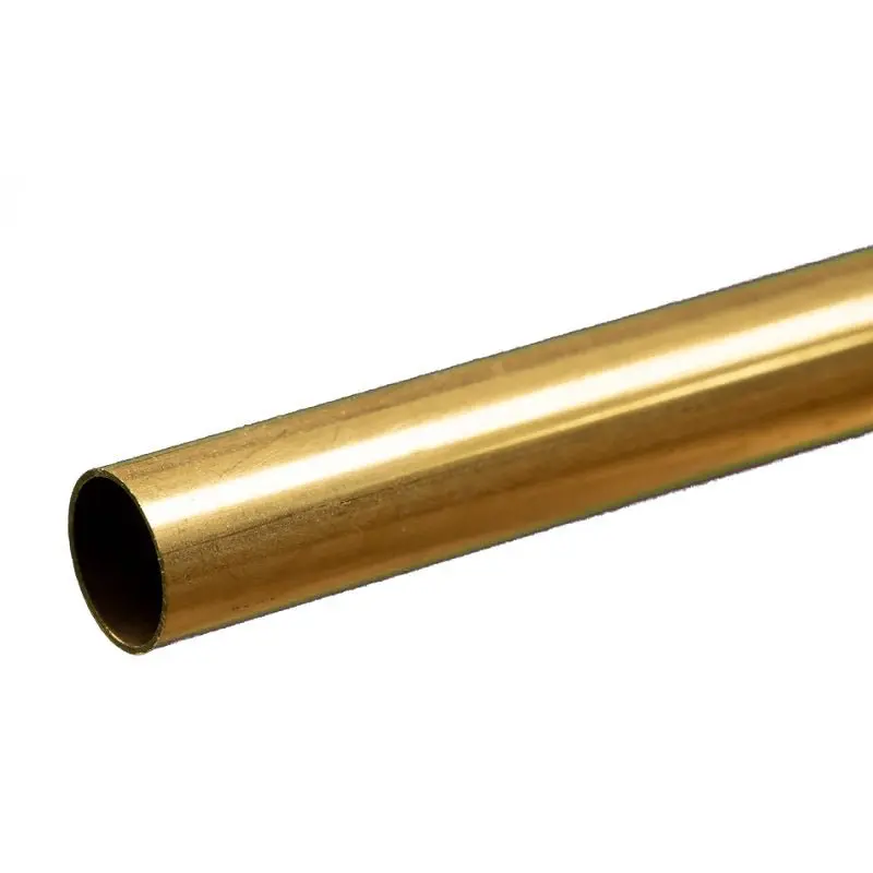 K & S Metals - Round Brass Tube: 3/8" Od X 0.014" Wall X 12" Long 1