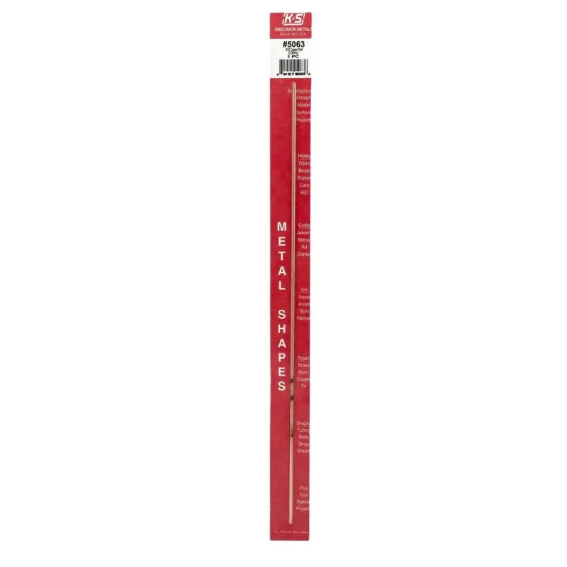 K & S Metals - Round Copper Rod: 3/32" Od X 12" Long 1