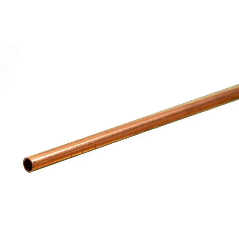 K & S Metals - Round Copper Tube: 5/32" Od X 0.014" Wall X 12" Long 1