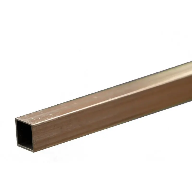 K & S Metals - Square Aluminum Tube: 1/4" Od X 0.014" Wall X 12" Long 1