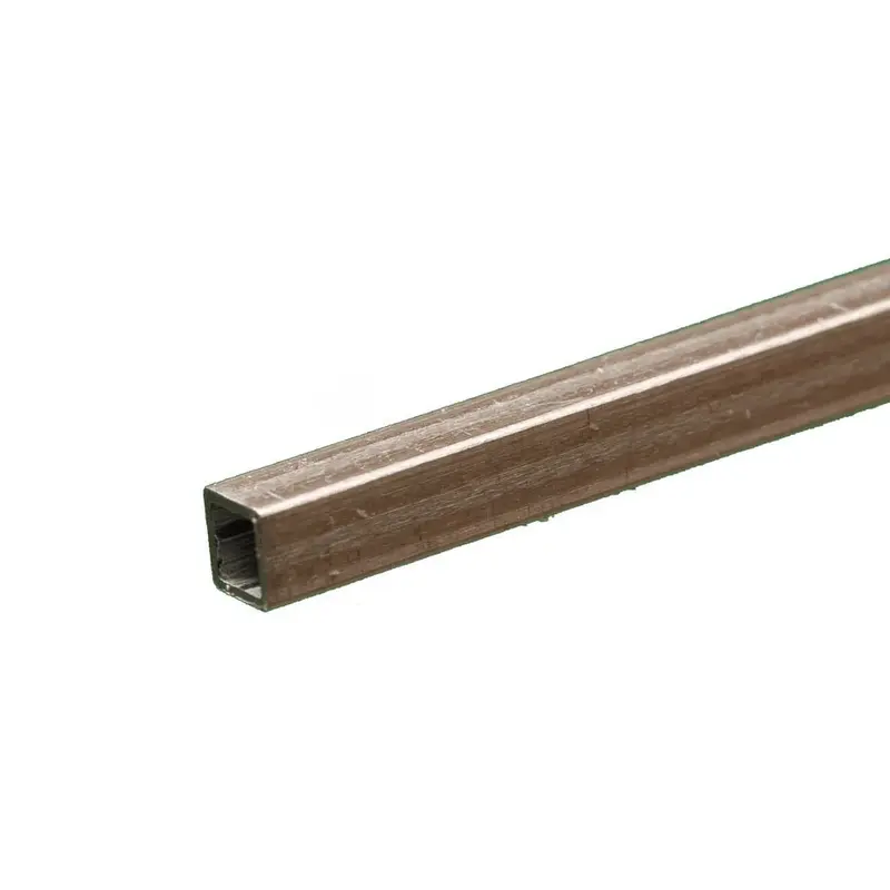 K & S Metals - Square Aluminum Tube: 1/8" Od X 0.014" Wall X 12" Long 1