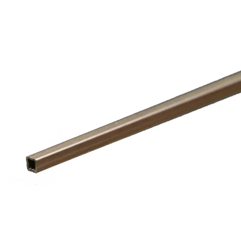 K & S Metals - Square Aluminum Tube: 3/32" Od X 0.014" Wall X 12" Long 1