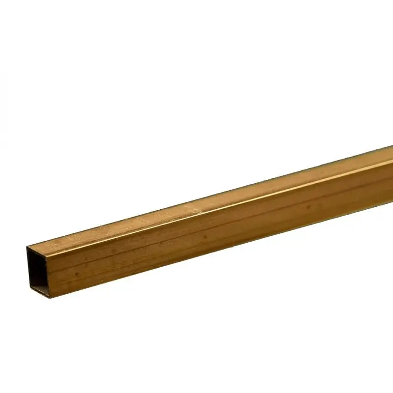 K & S Metals - Square Brass Tube: 7/32" Od X 0.014" Wall X 12" Long 1