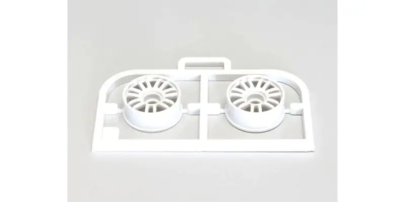 Kyosho - 0 Offset White Narrow Wheels For Mini-Z Rwd, 2 Pc 1