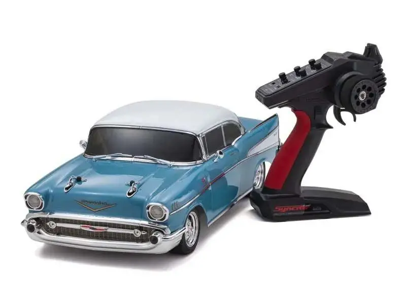 Kyosho - 1/10 Ep 4Wd Fazer Mk2 Fz02l Readyset 1957 Chevy Bel Air Coupe, Tropical Turquoise 1