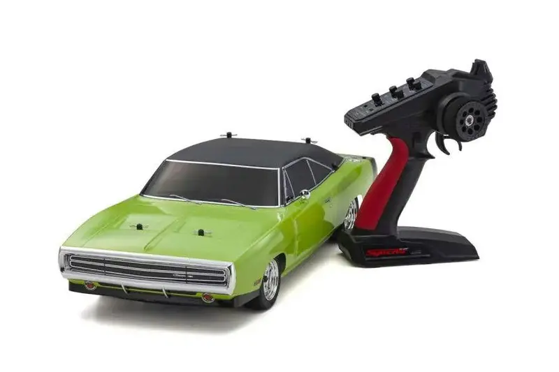 Kyosho - 1/10 Ep 4Wd Fazer Mk2 Fz02l Readyset, 1970 Dodge Charger, Sublime Green 1