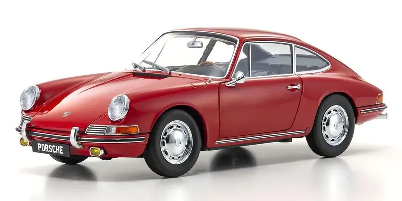 Kyosho - 1/18 Porsche 911(901) 1964 (Signal Red) Diecast Model 1