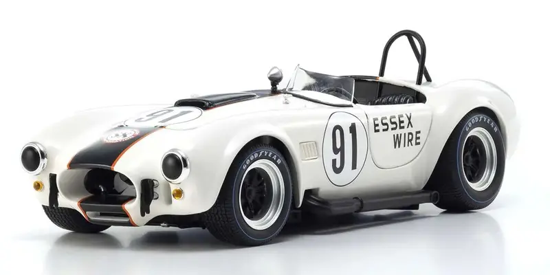 Kyosho - 1/18 Scale Shelby Cobra 427 S/C Essex Wire #91 Model Diecast Car 1