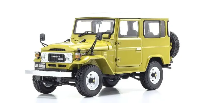 Kyosho - 1/18 Toyota Land Cruiser 40 Van (Yellow) 1