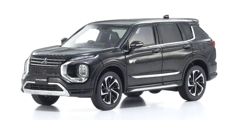 Kyosho - 1/43 Mitsubishi Outlander, Black, Diecast Model 1