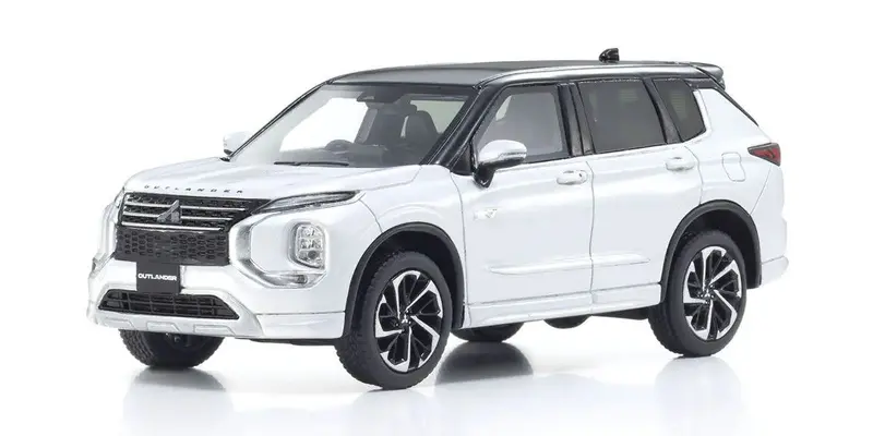 Kyosho - 1/43 Mitsubishi Outlander, White, Diecast Model 1