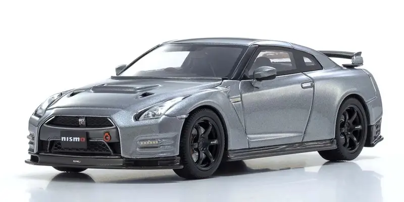 Kyosho - 1/43 Scale Nissan Gt-R R35 Nismo Grand Touring Die Cast Car (Gray) 1