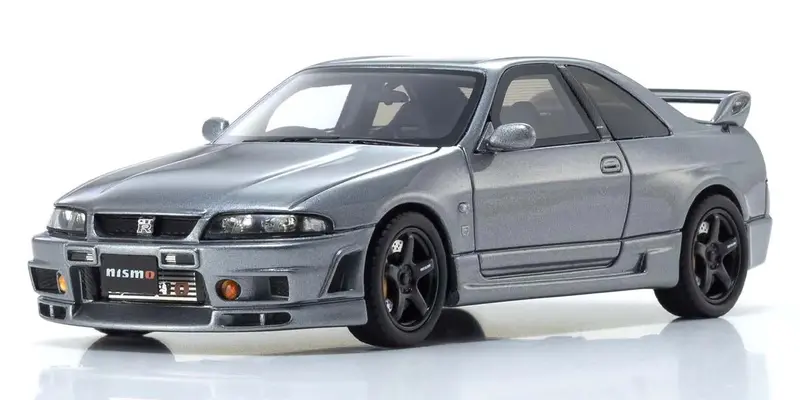 Kyosho - 1/43 Scale Nissan Skyline Gt-R R33 Nismo Grand Touring Die Cast Car (Gray) 1