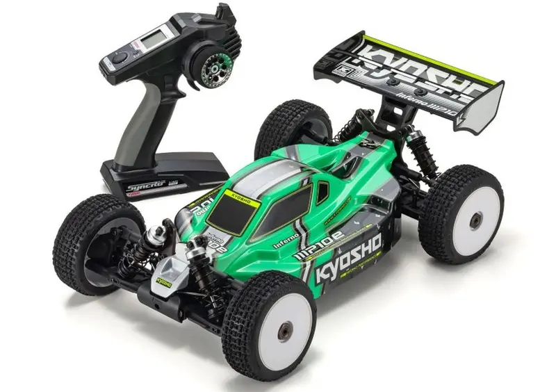 Kyosho - 1/8 4Wd Inferno Mp10e Racing Buggy Green, Readyset 1